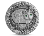 Belarus Zodiac Aries 20 Ruble Silver 2009
