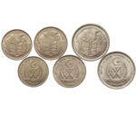 Sahraui Arab Republic Sahara 3 Coins Set 1 - 2 - 5 Pesetas 1992 UNC