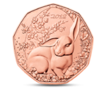 Austria 5 Euro Easter Bunny Rabbit 2018 UNC