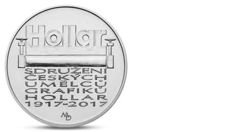 Czech 200 CZK Hollar Graphic Artists Silver 2017