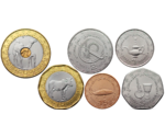 Mauritania 6 Coins Set 1/5 1 2 5 10 20 OUGUIYA Bimetal 2018 UNC