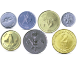 Maldives Currency 7 Coins Set 1 Lari - 2 Rufiyaa UNC