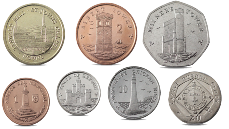 IOM Isle of Man 7 Coins Set 1 Pence - 1 Pound 2013 UNC