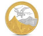 New Zealand 1 Dollar Hobbit Dragon Silver 2013