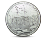 France 10 Euro Ship  "Le Pourquoi Pas ?" Silver 2014 Proof