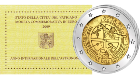 Vatican 2 Euro International Year of Astronomie 2009