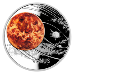Niue 1 Dollar Solar System  - Venus Silver 2020
