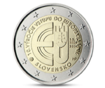 Slovakia 2 Euro 10th Anniversary to the EU 2014 UNC