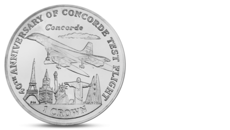 40th Anniversary of the First Flight of the Concorde - Silver