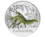 Austria 3 Euro Colourful Creatures Fauna Crayfish 2019