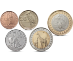 South Sudan 5 Coins Set Animals 2015 UNC