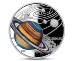 Niue 1 Dollar Solar System  -  Saturn Silver 2021