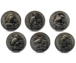 Burindi 6 Coins Set "Birds" 2014 UNC