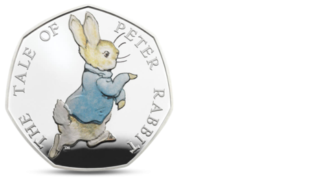 UK Great Britain Peter Rabbit 2017 Silver PROOF