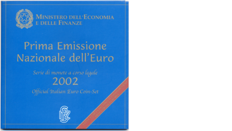 Italy Official Euro Coin Set 2002