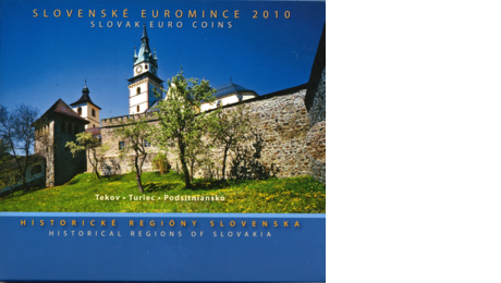 Slovakia Historical Regions Euro Coins Set 2010