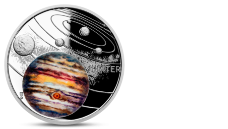 Niue 1 Dollar Solar System  -  Jupiter Silver 2020