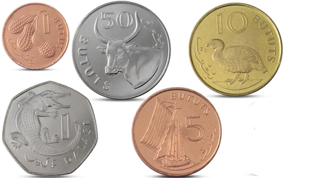 Gambia  5 COINS 1, 5, 10, 50 Butus, 1 Dalasi 1998 2014 UNC