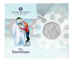 UK 50 Pence Snowman 2021 BUNC