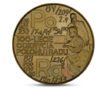 POLAND 2 ZL ZLOTY 100th ANNIVERSARY OF DISCOVERING POLONIUM AND RADIUM UNC 1998