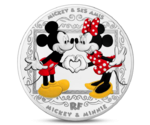 France 10 Euro Disney Mickey and Minnie Silver 2018 ROOF