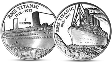 Set of two coins - RMS Titanic