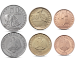 South Sudan 3 Coins Set Animals 2015 UNC