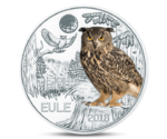 Austria 3 Euro Colourful Creatures Owl 2018