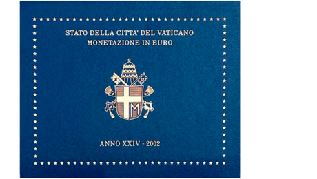 Vatican Euro Set Coins First Issue 2002